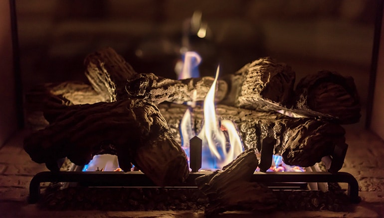 H. J. Poist Gas Company - Propane Fireplace