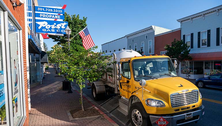 H.J. Poist Gas Company - Propane Truck